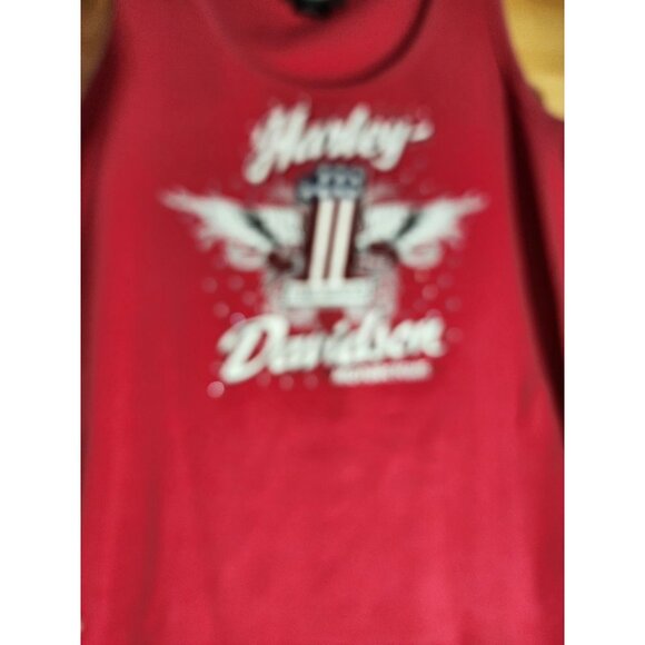 Harley-Davidson Women's XL Embellished Starlight Scoop Neck Sleeveless Tank Top - Picture 7 of 7